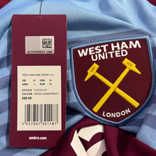 2019 20 WEST HAM UNITED LS HOME FOOTBALL SHIRT *BNWT* - M