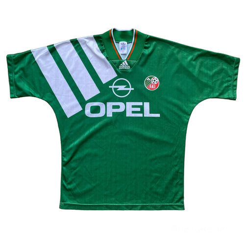 1992-93 Republic of Ireland Home Shirt Adidas Vintage Original - S