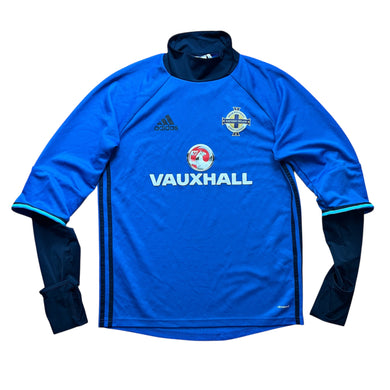2015 16 Northern Ireland drill training top Adidas Vintage - M