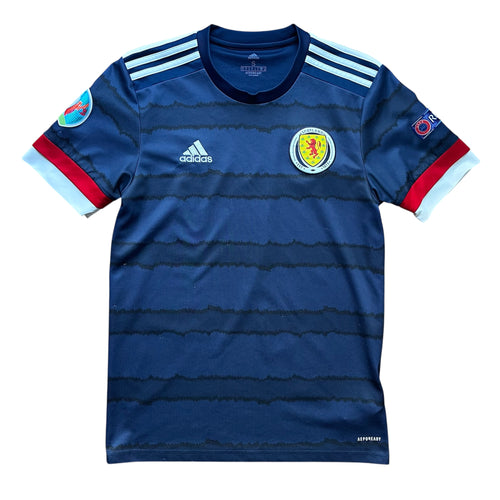 2020 21 Scotland home football shirt Adidas (patches)- S