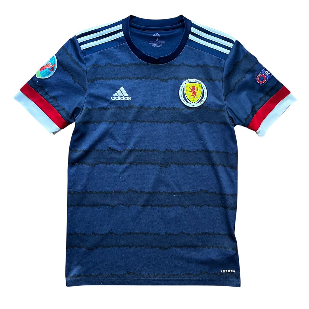 2020 21 Scotland home football shirt Adidas (patches)- S