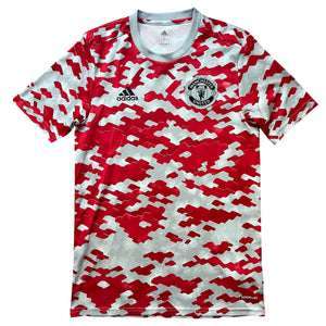 2021 22 Manchester United pre-match football shirt Adidas - S