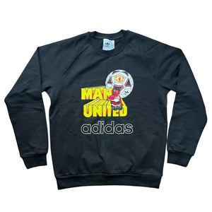 2021-22 Manchester United adidas Originals Graphic Sweat Sweatshirt Top - M