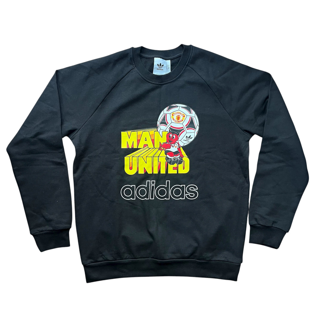 2021-22 Manchester United adidas Originals Graphic Sweat Sweatshirt Top - M