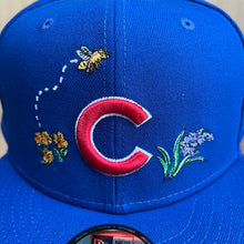 Chicago Cubs blue floral 59FIFTY fitted cap – Cubs embroidery and floral details