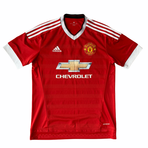 2015 16 Manchester United home football shirt (excellent) - M