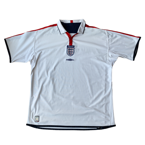 2003 05 ENGLAND HOME FOOTBALL SHIRT Umbro (okay) - XXL