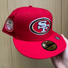 San Francisco 49ers red 59FIFTY fitted cap – angled front view
