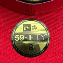 San Francisco 49ers red 59FIFTY fitted cap – 59FIFTY brim sticker