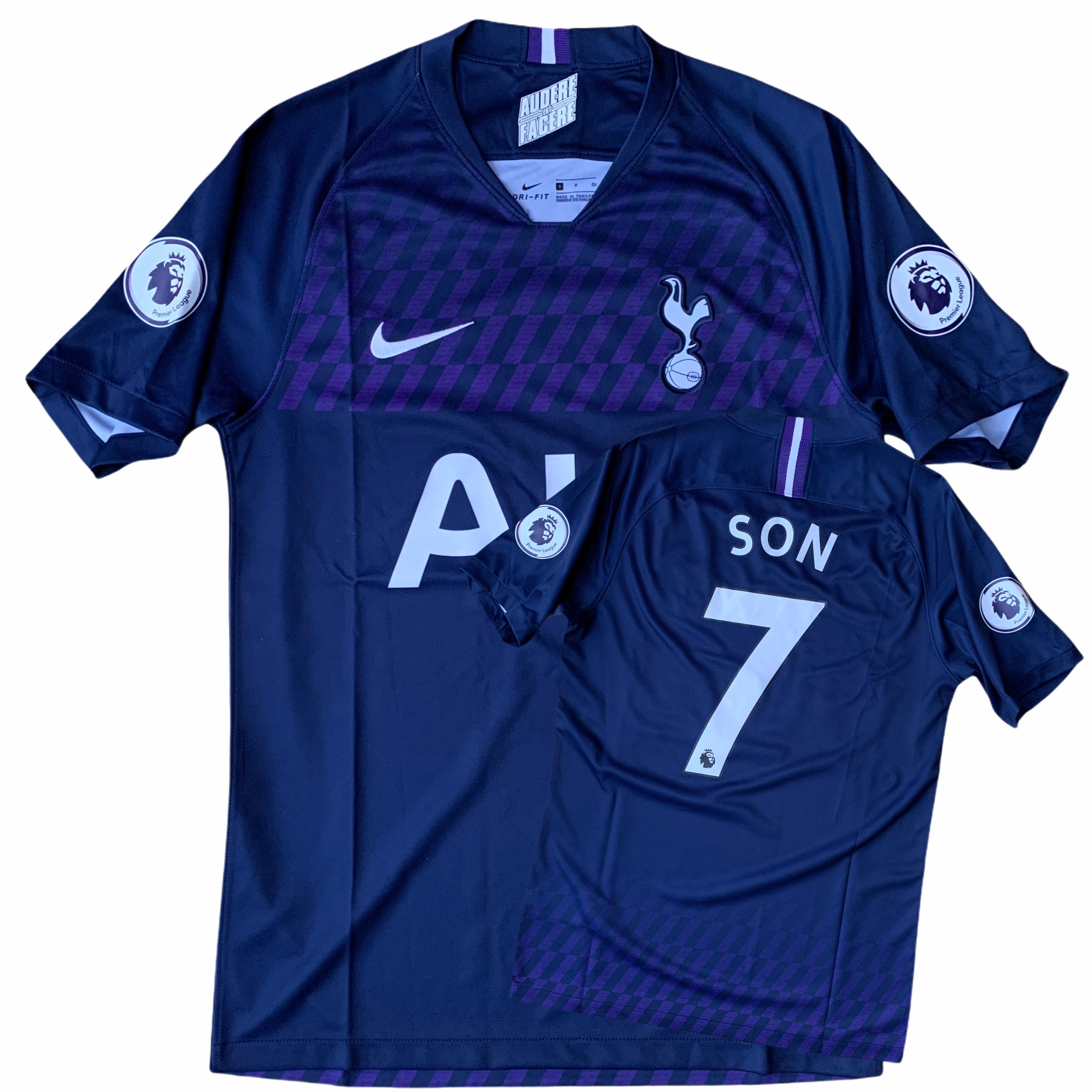 2019 20 TOTTENHAM HOTSPUR AWAY FOOTBALL SHIRT 7 SON S