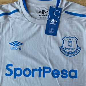 2017 18 EVERTON L/S AWAY FOOTBALL SHIRT *BNWT*