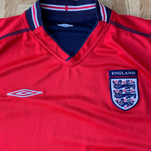 2002 04 ENGLAND AWAY FOOTBALL SHIRT (poor) - L