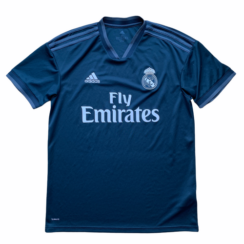 2018 19 REAL MADRID AWAY FOOTBALL SHIRT - M