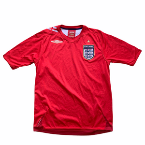 2006 08 ENGLAND AWAY FOOTBALL SHIRT - M