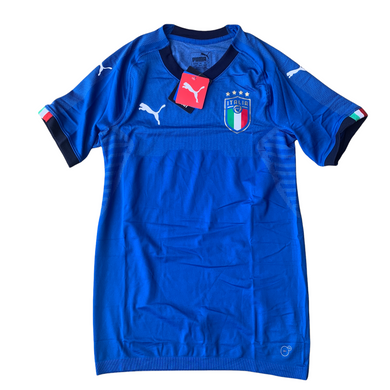 2018 19 ITALY EVOKNIT PLAYER ISSUE AUTHENTIC HOME FOOTBALL SHIRT *BNWT* - L