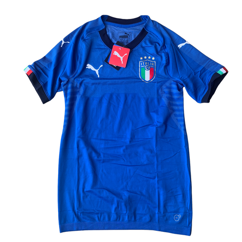 2018 19 ITALY EVOKNIT PLAYER ISSUE AUTHENTIC HOME FOOTBALL SHIRT *BNWT*