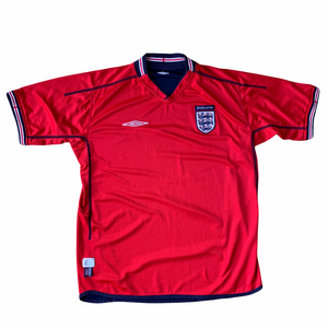 England football shirt deals 2002