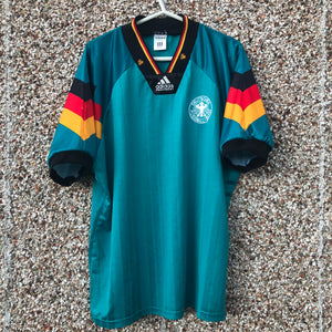 1992 94 GERMANY AWAY FOOTBALL SHIRT - L