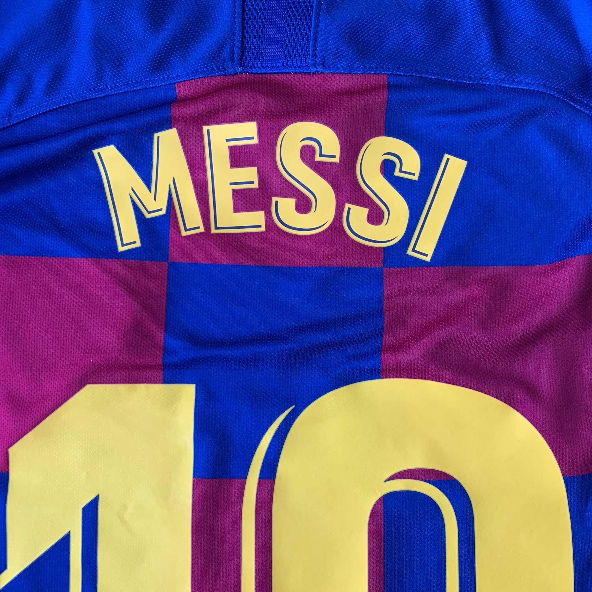 : Messi Barcelona Jersey #10 Soccer T Shirt 2019-2020