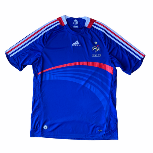 2007 08 France Home football shirt Adidas - M