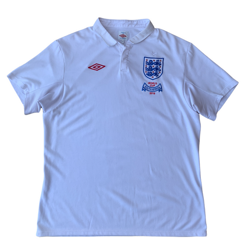 2009 10 ENGLAND HOME FOOTBALL SHIRT - L (44”)