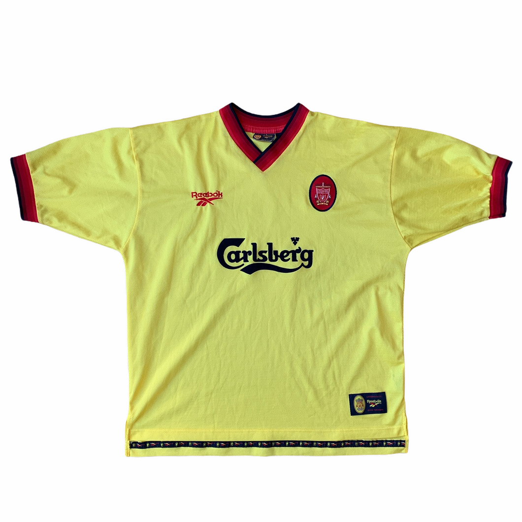 1997 99 LIVERPOOL AWAY FOOTBALL SHIRT - Youths 30/32”