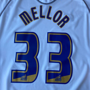 2009-10 Preston North End L/S home football shirt #33 Mellor - XL