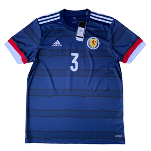 2020 21 SCOTLAND HOME FOOTBALL SHIRT #3 ROBERTSON *BNWT* - XL