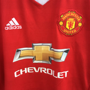 2015 16 Manchester United home Football Shirt - L