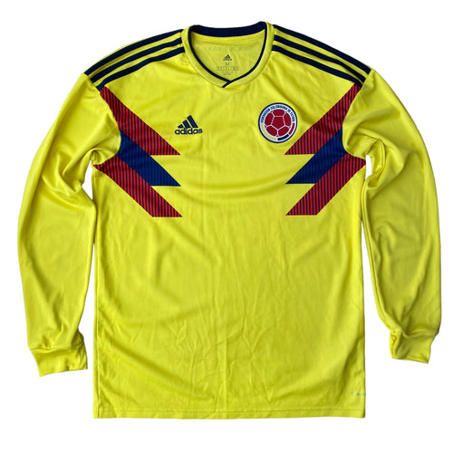 2018 19 Colombia Columbia home LS football shirt adidas - M
