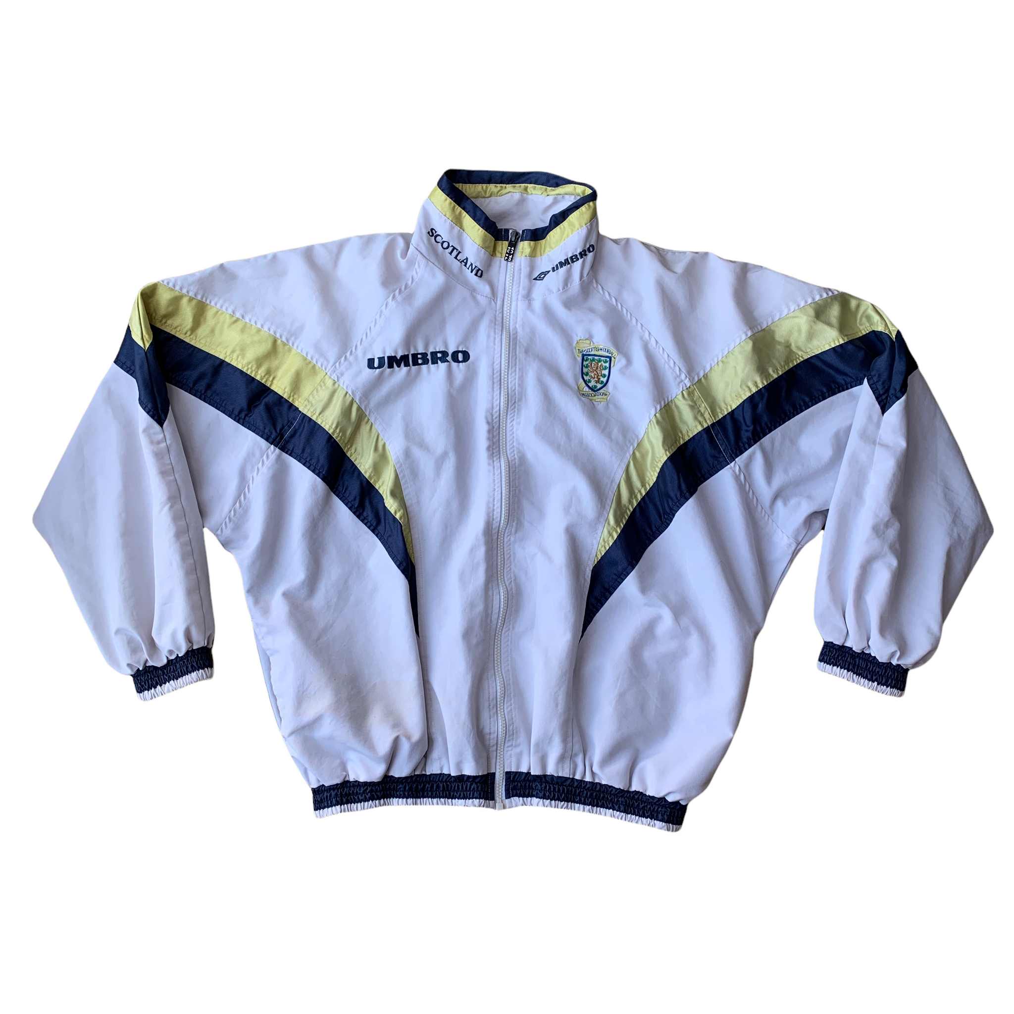 90s SCOTLAND VINTAGE UMBRO TRACK ZIP UP JACKET M