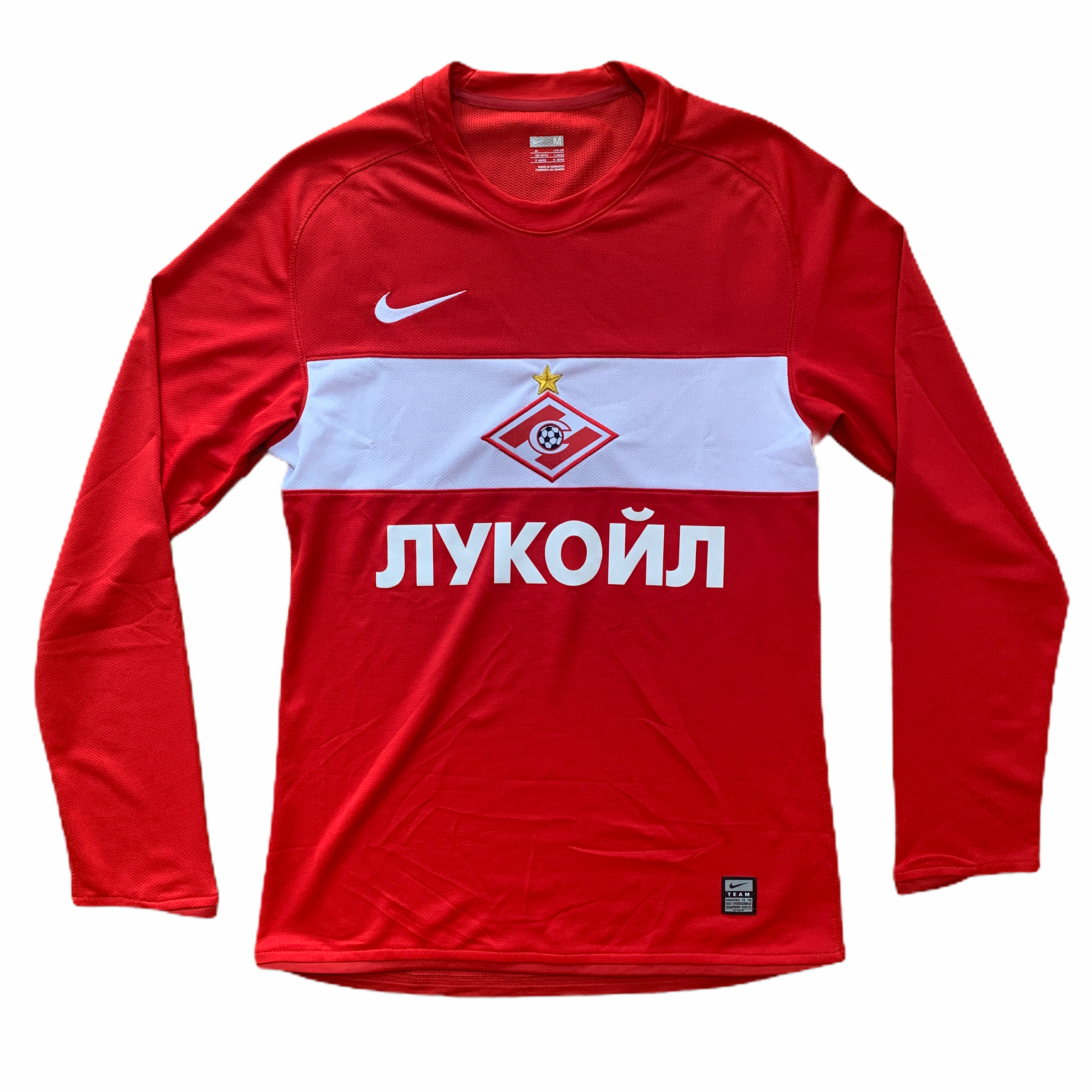 Nike Spartak Moscow 2011 Away Authentic Long Sleeves Jersey