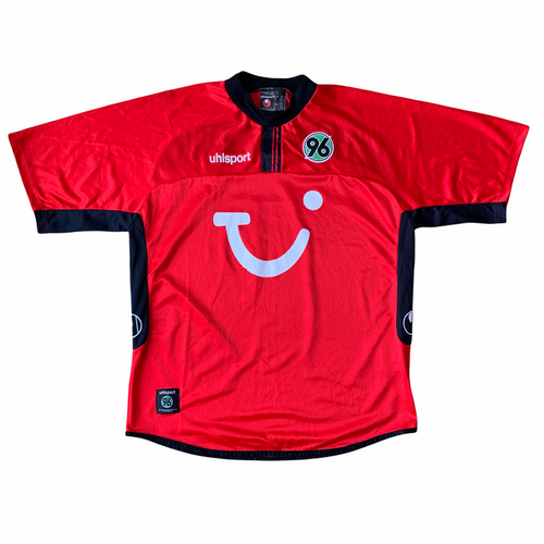 2002 03 HANNOVER 96 HOME FOOTBALL SHIRT Vintage UHL Sport - XXL