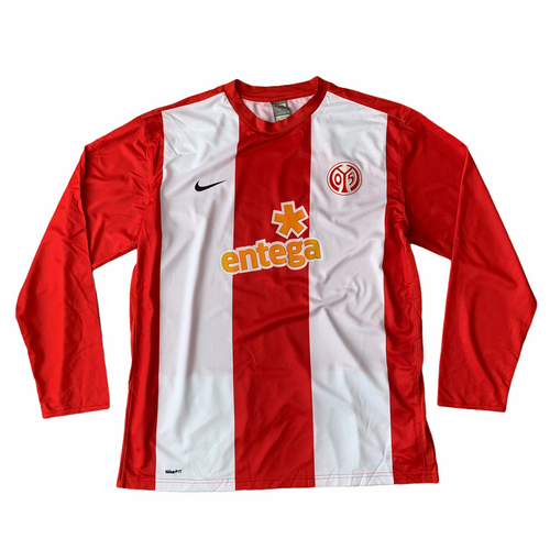 2009 10 FSV MAINZ LS HOME FOOTBALL SHIRT (excellent) - XL