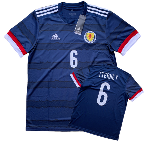 2020 21 Scotland home football shirt #6 TIERNEY *BNWT*
