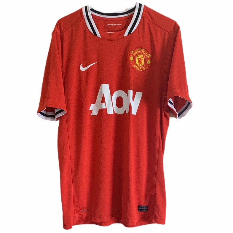 2011 12 Manchester United home Football Shirt - L