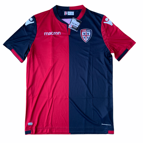 2017 18 CAGLIARI HOME AUTHENTIC FOOTBALL SHIRT *BNWT* - EU XL