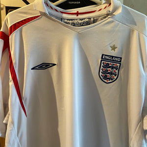 2005 07 ENGLAND HOME FOOTBALL SHIRT - XXL