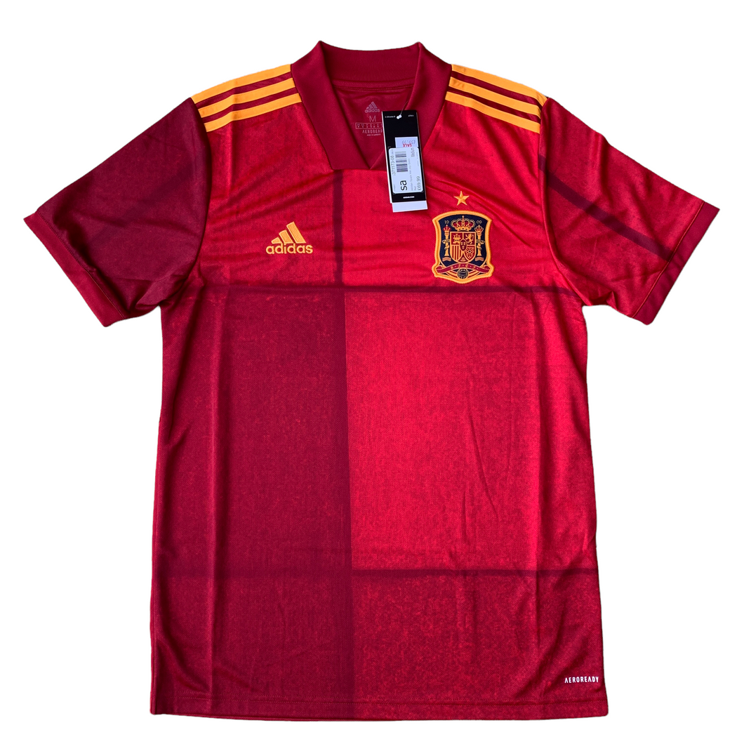 2020 21 SPAIN HOME FOOTBALL SHIRT *BNWT* - M