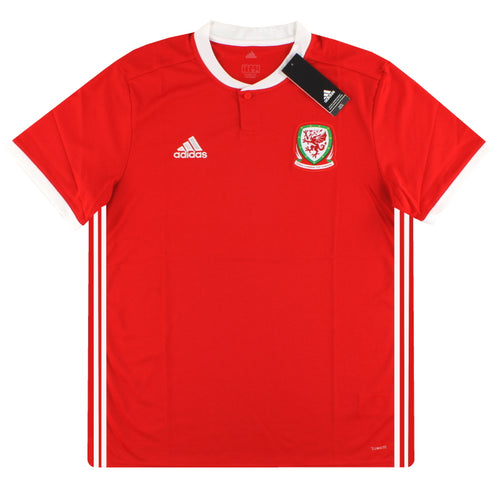2018 19 WALES HOME FOOTBALL SHIRT *BNWT* - XL