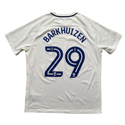 2017-18 Preston North End Home football shirt #29 Barkhuizen - XL