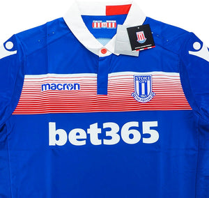 2017 18 Stoke away football shirt Macron *BNWT* - L