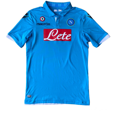 2014 15 NAPOLI HOME EUROPA LEAGUE FOOTBALL SHIRT - XL