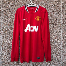 2011 12 MANCHESTER UNITED L/S HOME FOOTBALL SHIRT - M