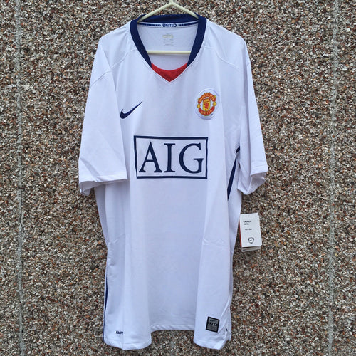 2008 10 Manchester United away Football Shirt BNWT Vintage Original - XXL