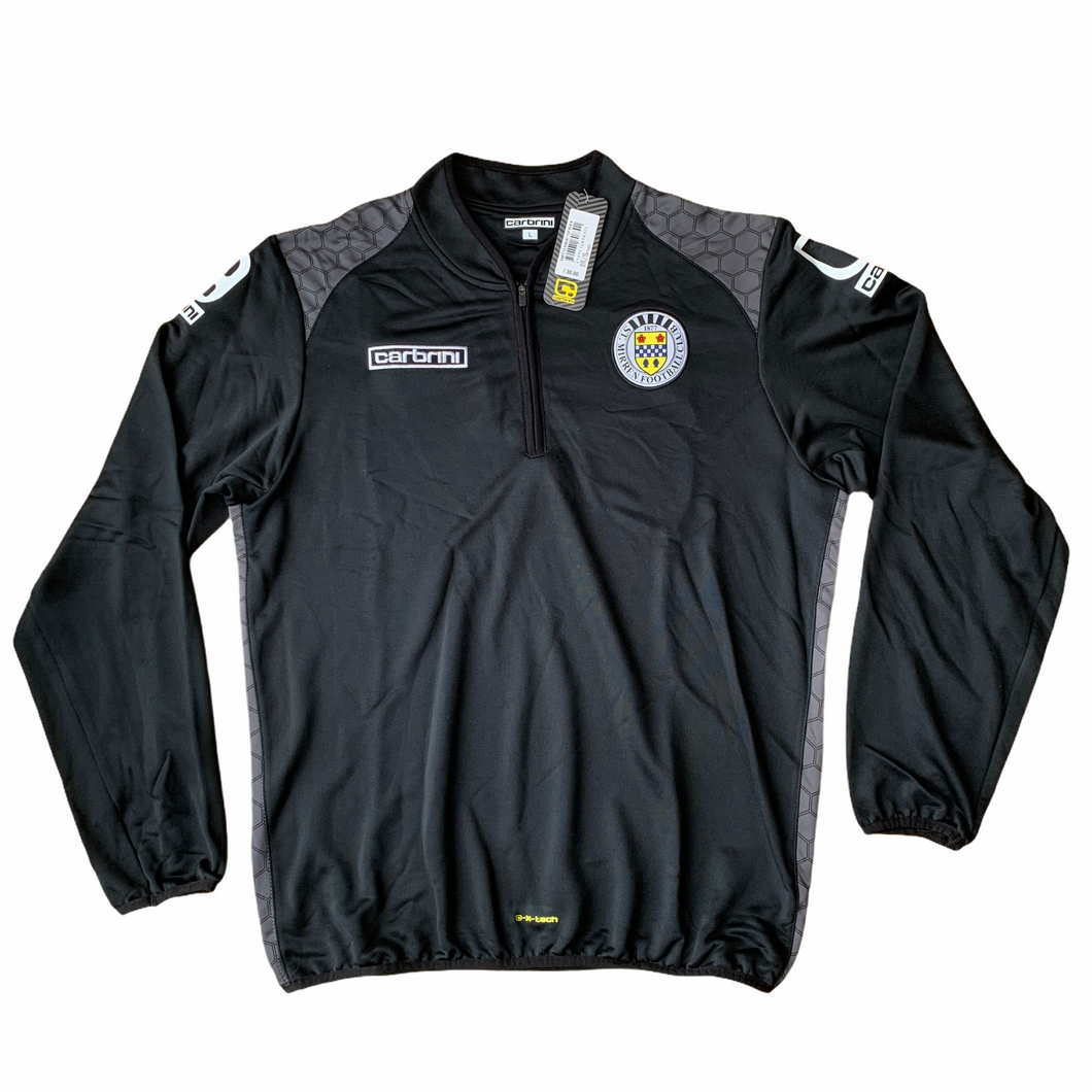 2015 16 ST MIRREN FOOTBALL HALF ZIP TRACK TOP SWEATER *BNWT*