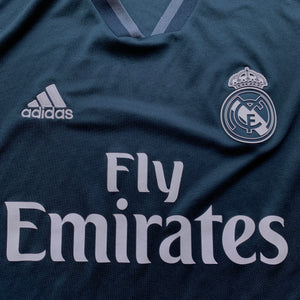 2018 19 REAL MADRID AWAY FOOTBALL SHIRT - M