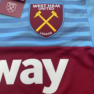 2019 20 WEST HAM UNITED LS HOME FOOTBALL SHIRT *BNWT* - M