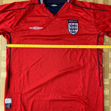 2002 04 ENGLAND AWAY FOOTBALL SHIRT (poor) - L