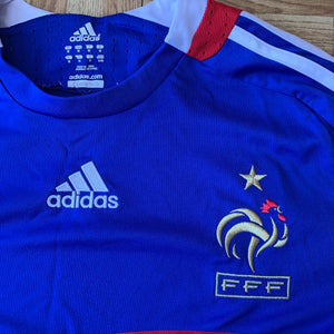 2007 08 France home football shirt Adidas (excellent) - M